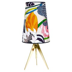 Lampada da tavolo a treppiede regolabile in ottone Missoni x Kalmar Vienna, Austria, anni '50