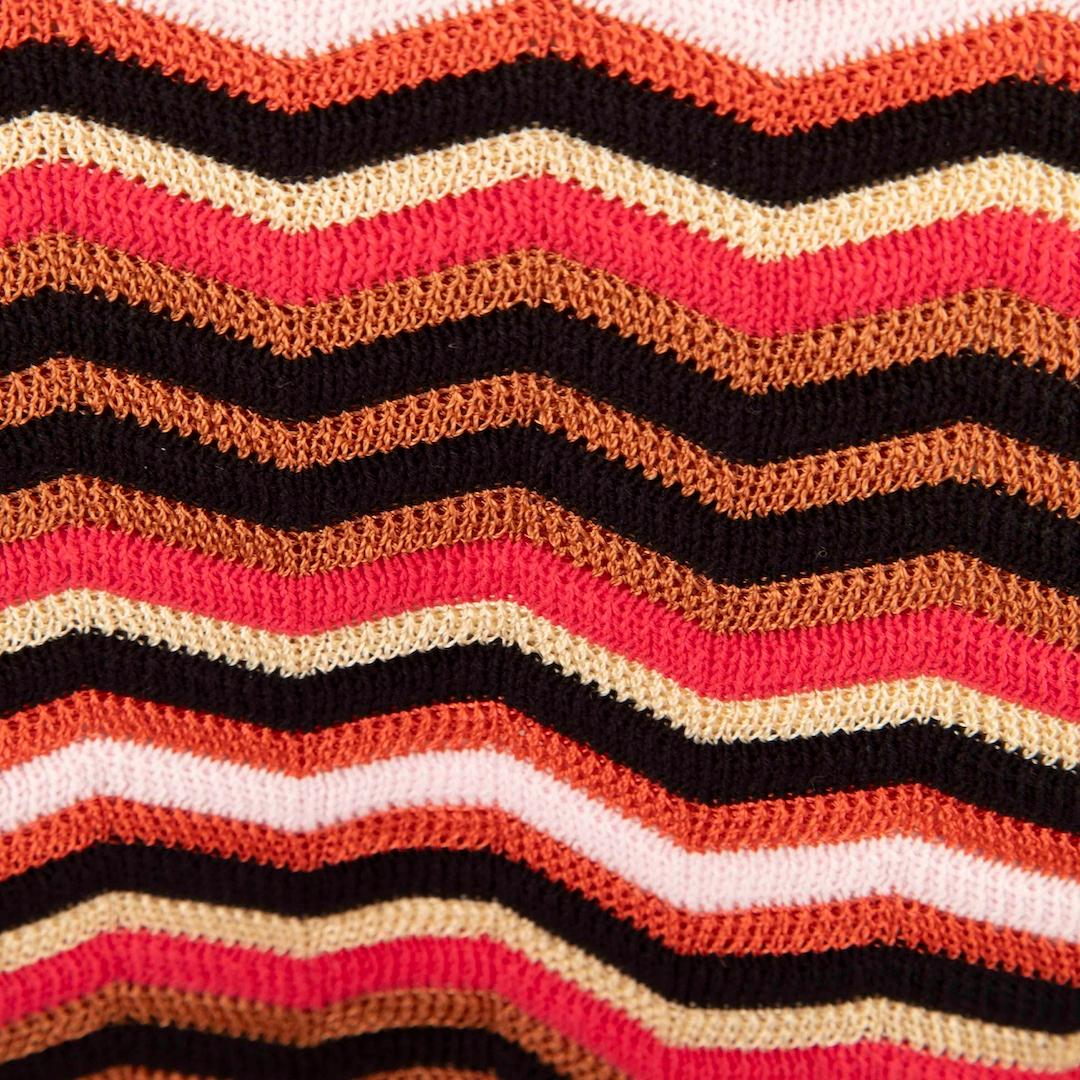 Missoni Zig Zag Pattern Belted Cardigan Size M Neuf - En vente à London, GB