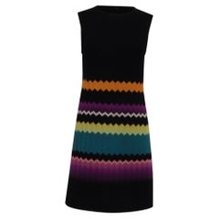 Mini-robe Missoni à motif en zigzag en viscose multicolore