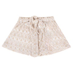 Short en crochet à zigzag de Missoni