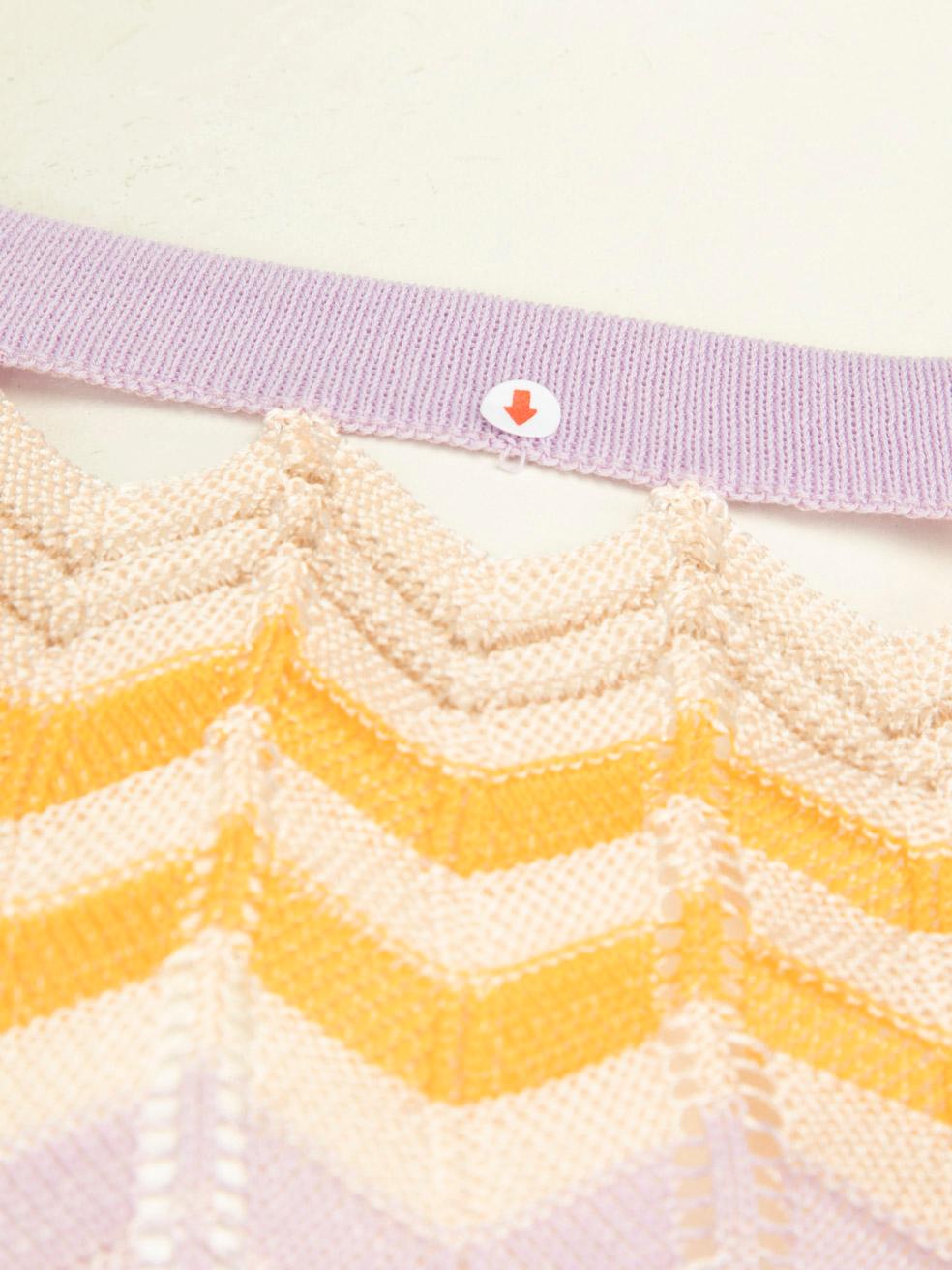 Missoni Zigzag Knitted Tank Top Size S In Good Condition For Sale In London, GB