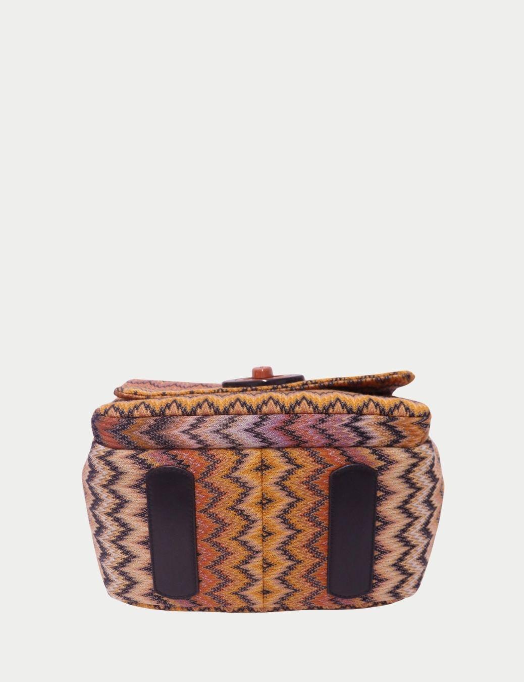 Sac à main en tissu Missoni Zigzag Multicolore Bon état - En vente à Amman, JO