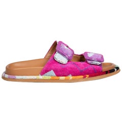 Missoni Sandales Clea à imprimé zigzag, taille IT 37