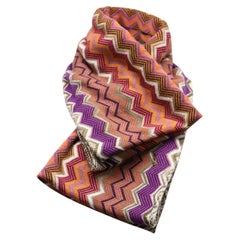 Sciarpa Missoni con stampa a zigzag in lana multicolore