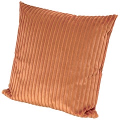 Missoni Home Coomba Cushion in Textured Orange Stripes