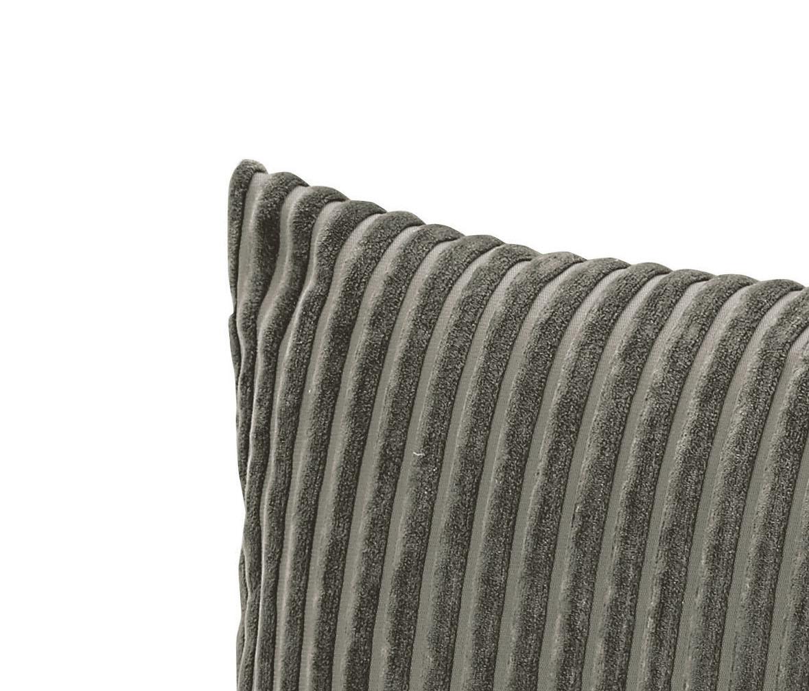 Stripy soft velvet. Perfect for adding an elegant touch to any bedroom or living room.

Composition: 62% Viscose, 38% Cotton. Care: delicate dry-clean with perchlorethylene.

