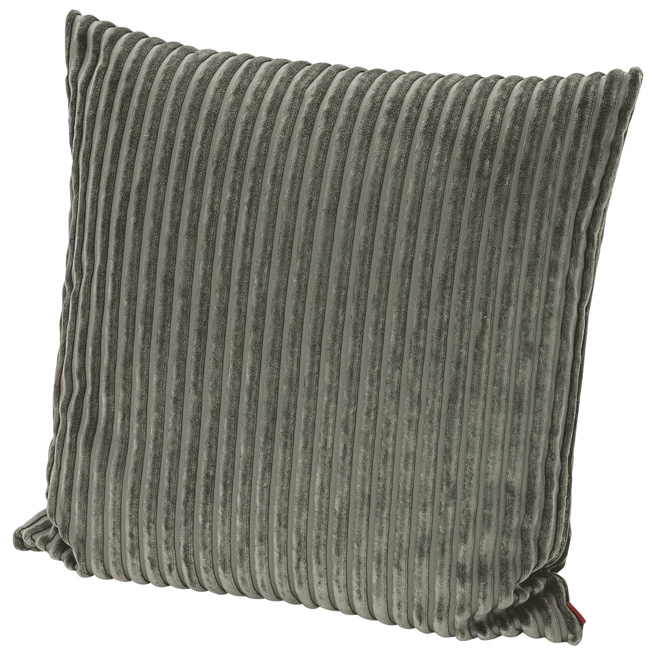 Missoni Home Rabat Cushion in Textured Green Stripes For Sale