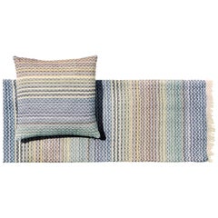 Missoni Home Simone Throw and Cushion Set in Pastel Multicolor Chevron Print