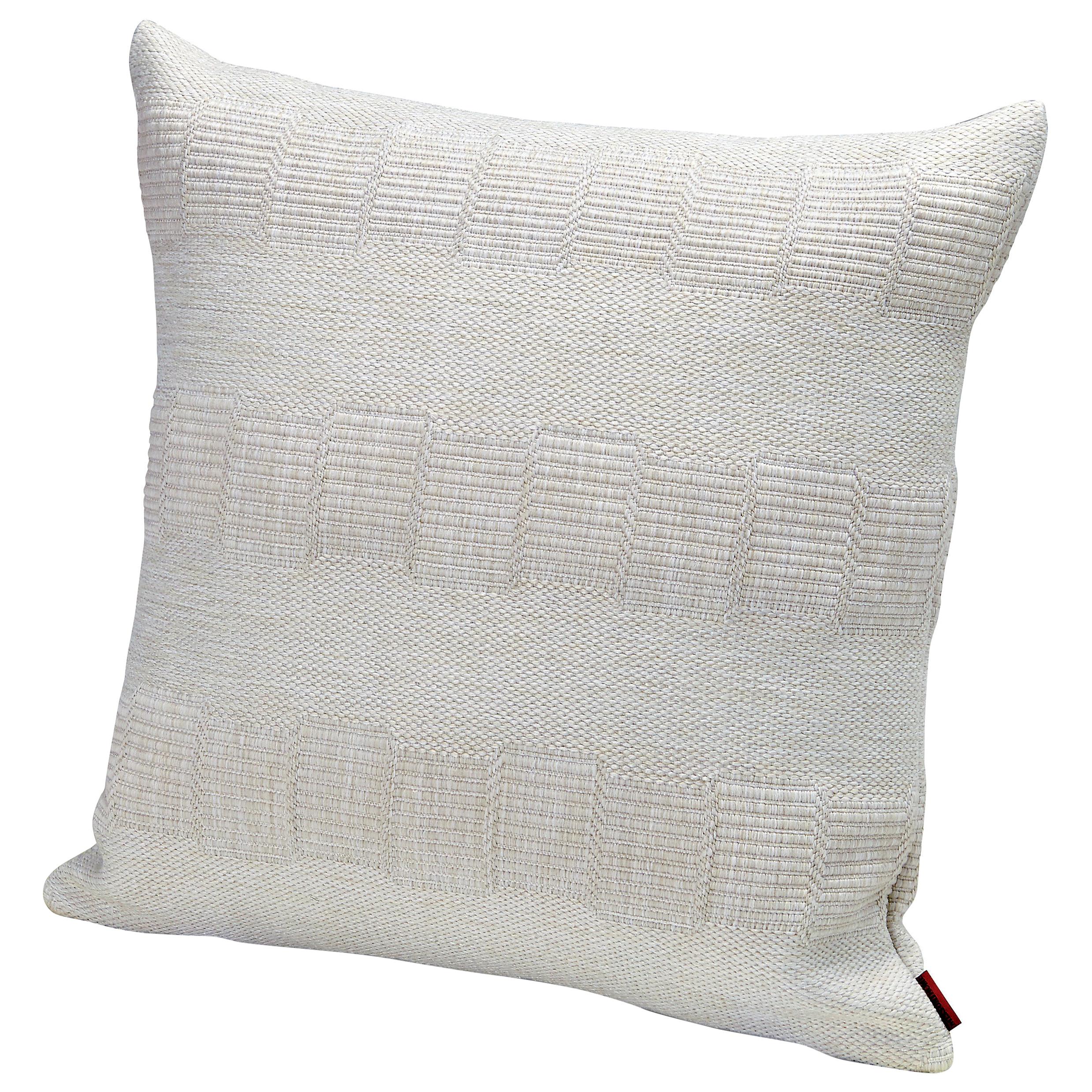 Missoni Home Weda Indoor and Outdoor Cushion with Greek Key Pattern For Sale