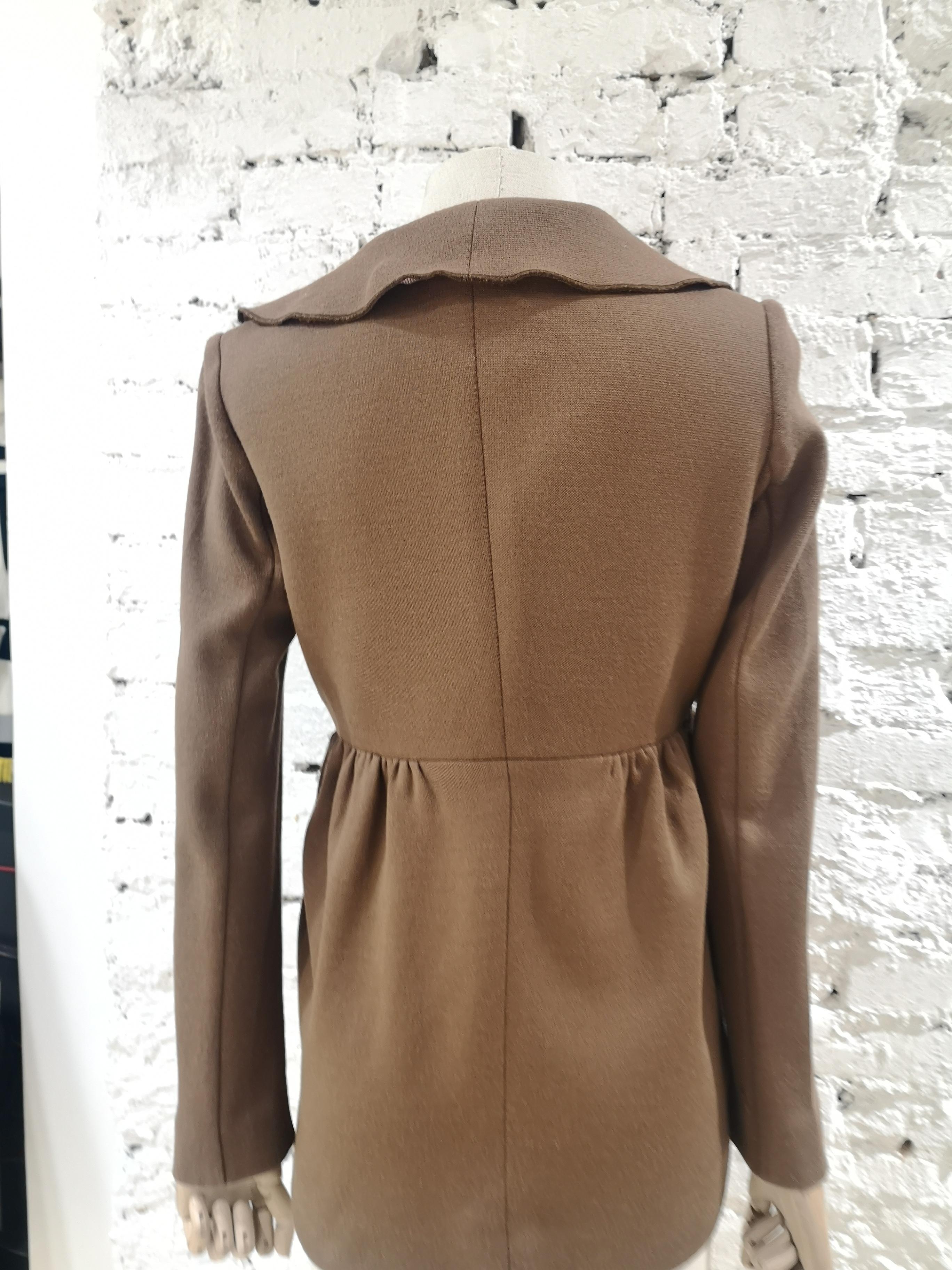 Missoni brown wool jacket For Sale 6