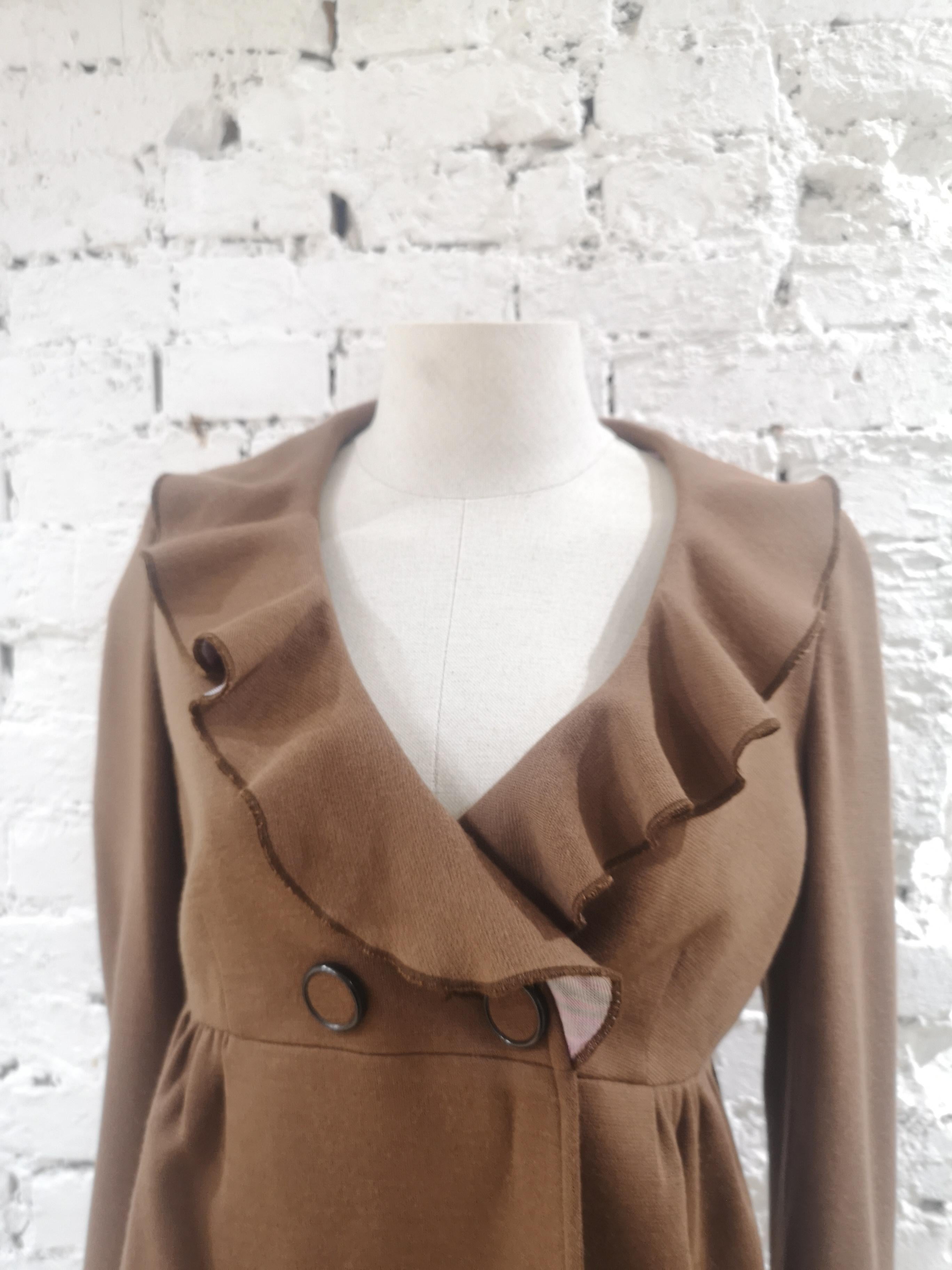 Women's Missoni brown wool jacket For Sale