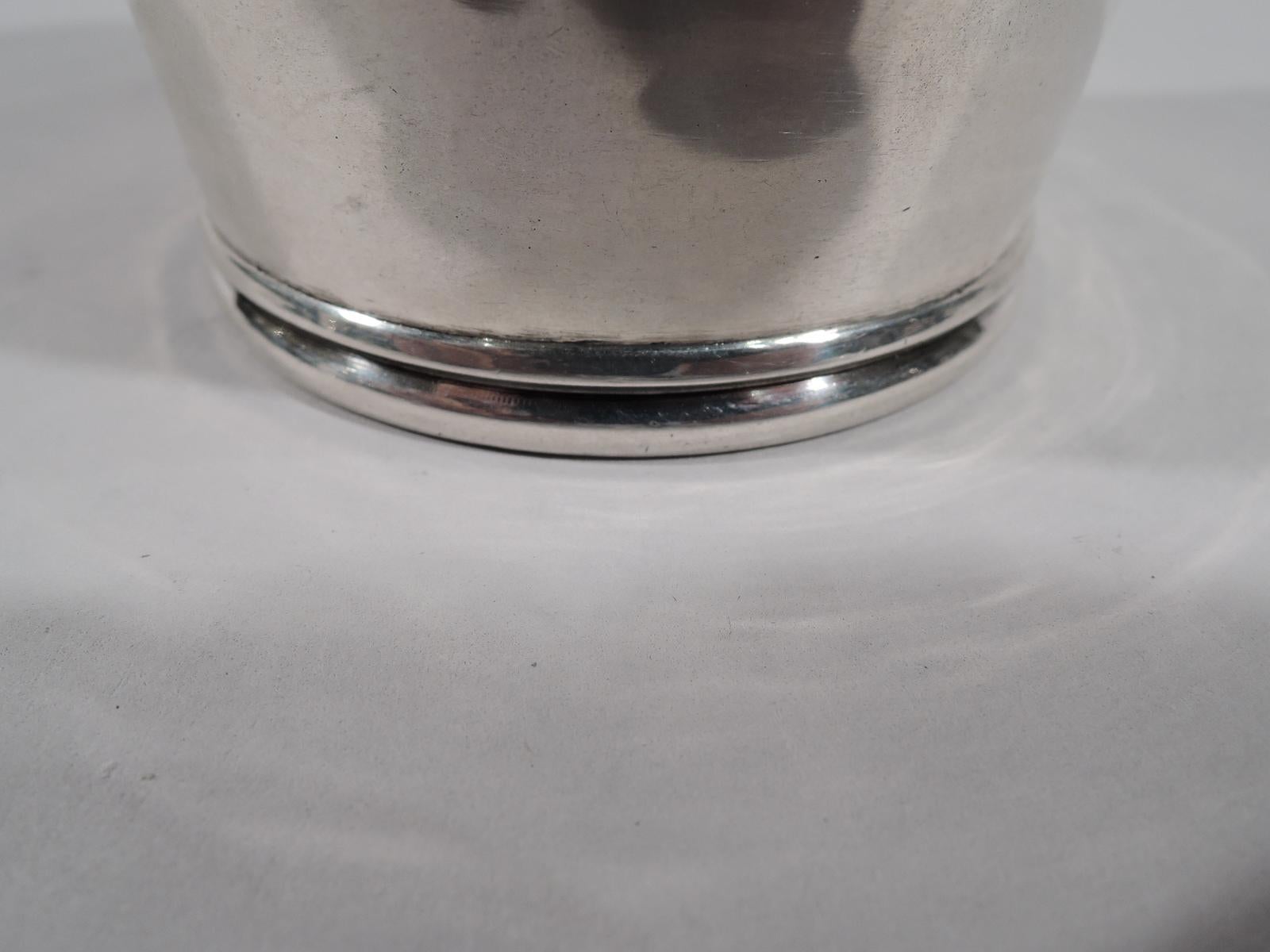 Victorian Missouri Coin Silver Mint Julep Cup by GG Schoolfield