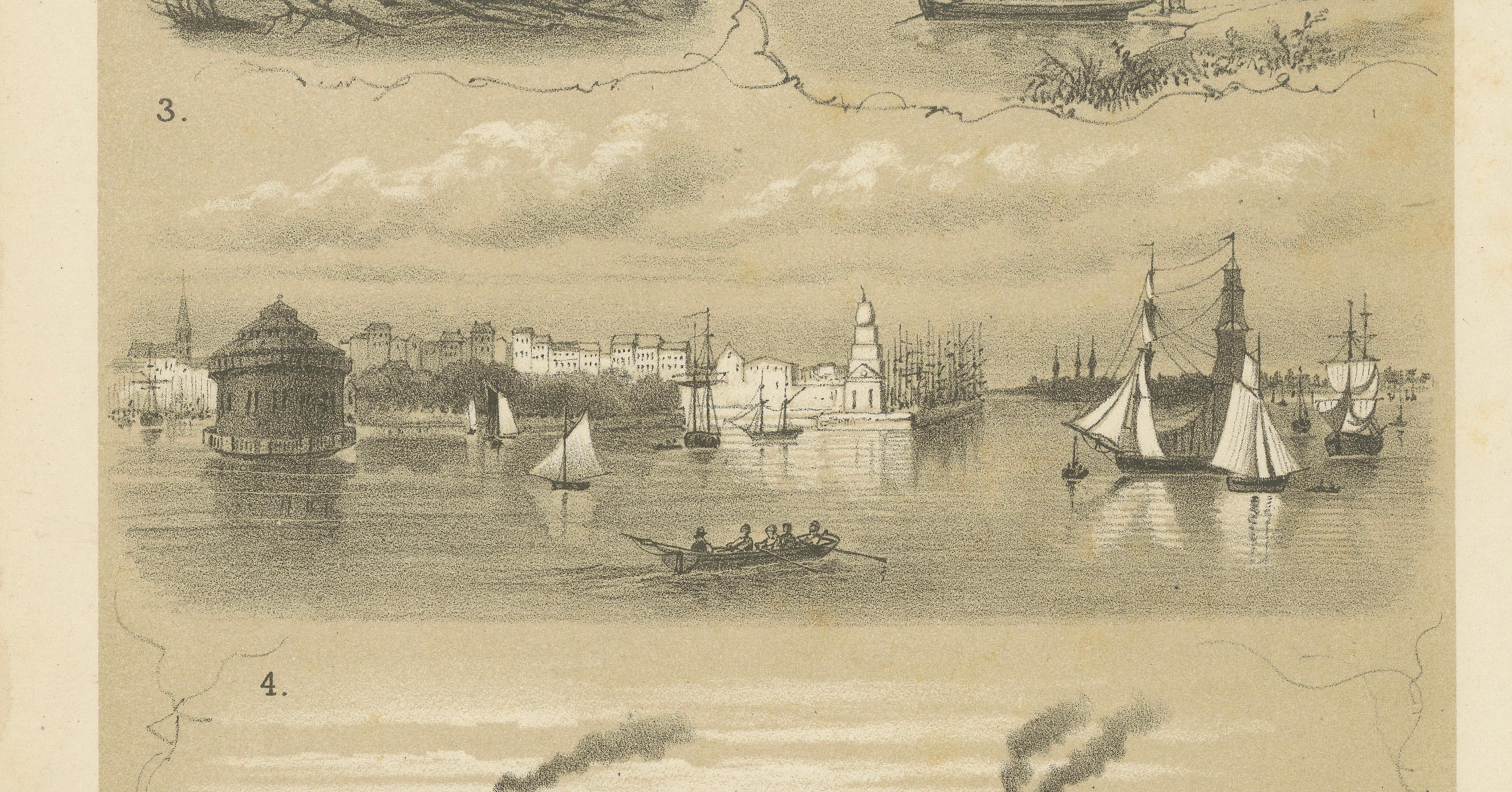 Missouri, Lake Champlain, New York, San Francisco & Cotton Harvest, 1879