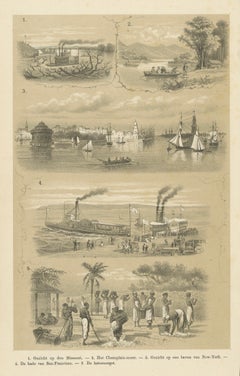 Missouri, Lake Champlain, New York, San Francisco & Cotton Harvest, 1879