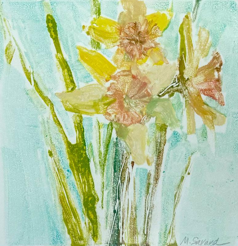 Jonquilles - Painting de Missy Savard