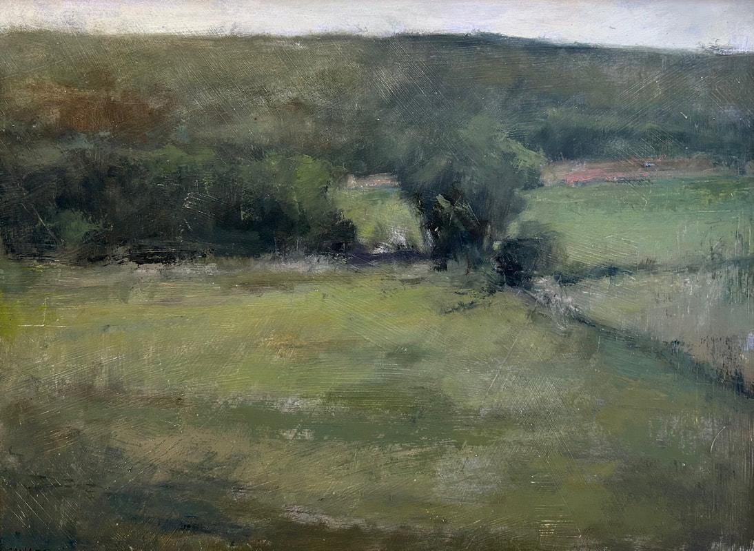 Missy Savard Landscape Painting – Vesper