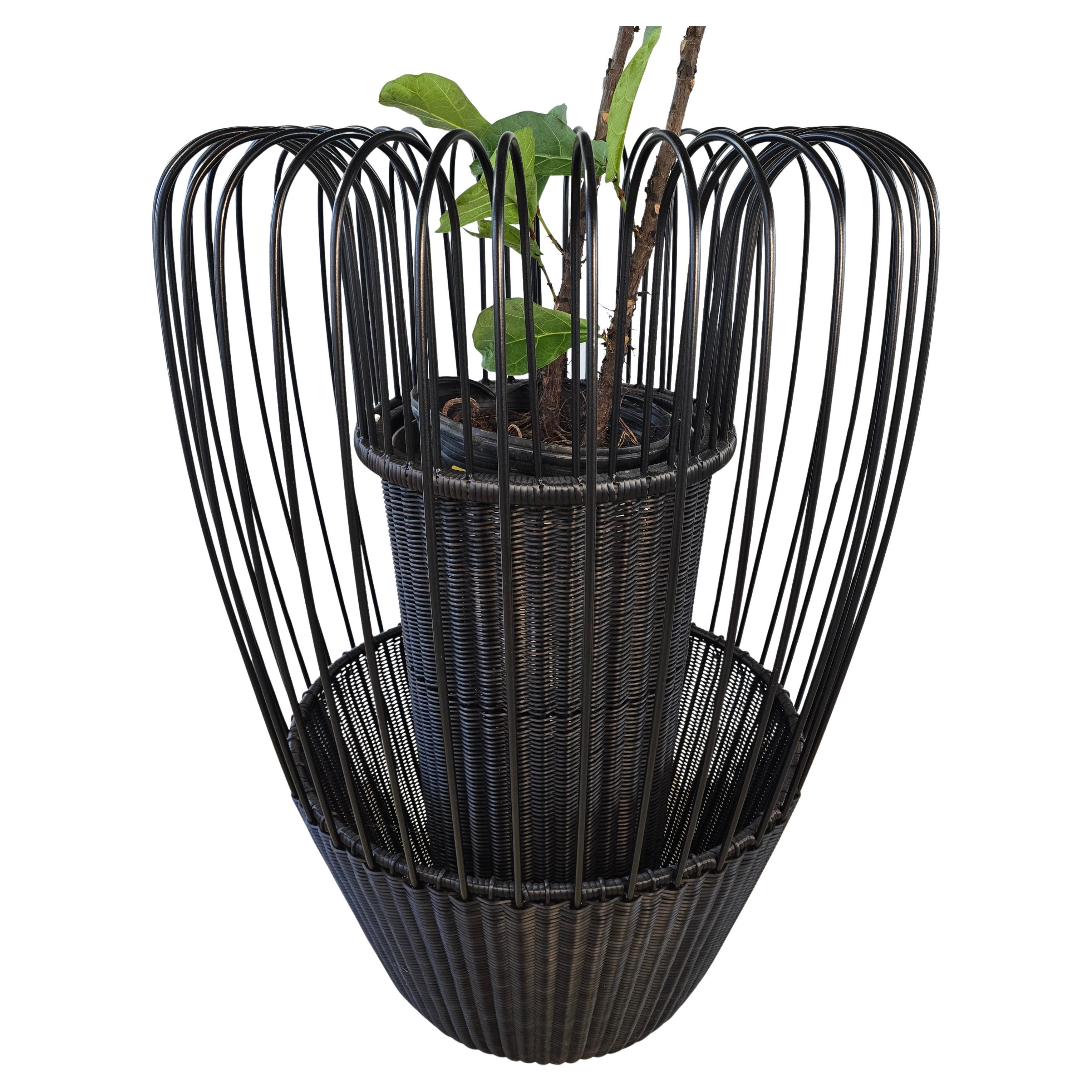 Fioriera MIST 110 Nero Medio da POINT