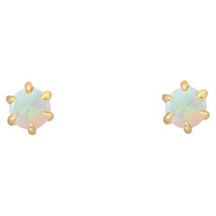 Orecchini con perno in oro 14K di Anastassia Sel