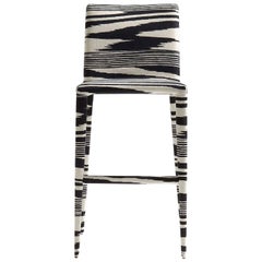 Mister Black and White Bar Stool by MissoniHome
