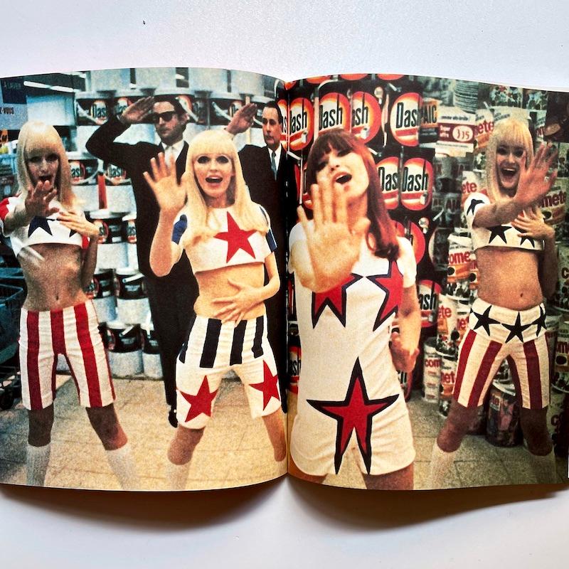 First Edition, published by Korinsha Press, Japan, 1998. Text in Japanese and with some English headings.

A brilliant Japanese photobook of stills, designs and behind the scenes images from William Klein's classic anti-imperialist superhero