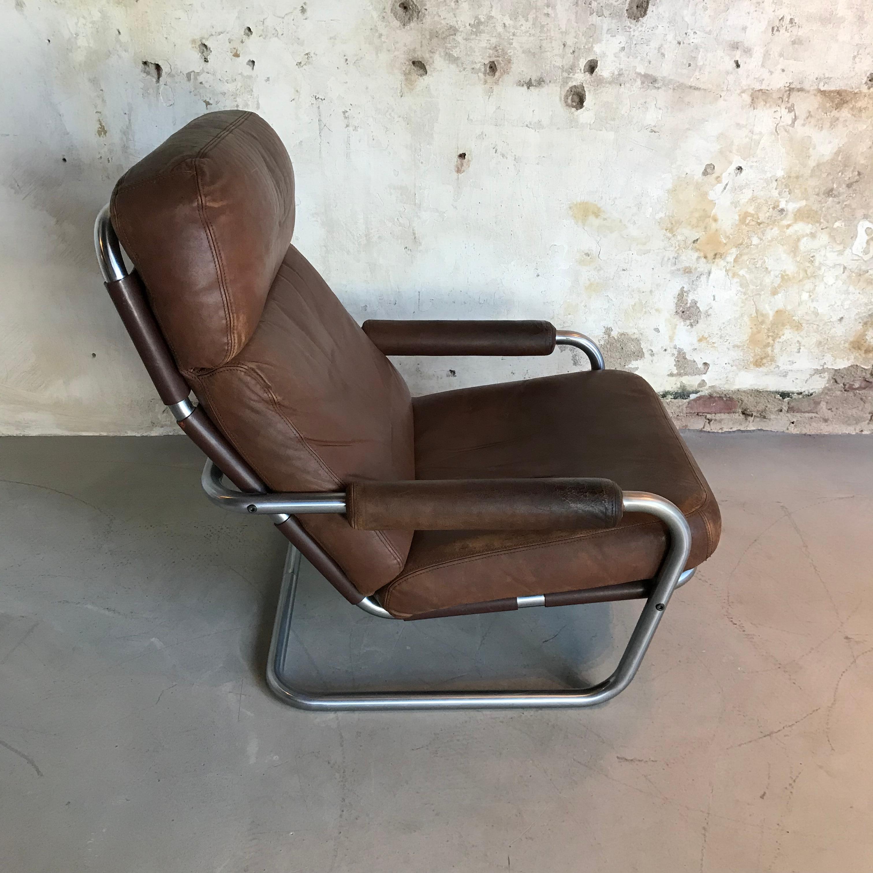 Mid-Century Modern 'Mister Oberman' Lounge Chair by Jan des Bouvrie for Gelderland, 1970s
