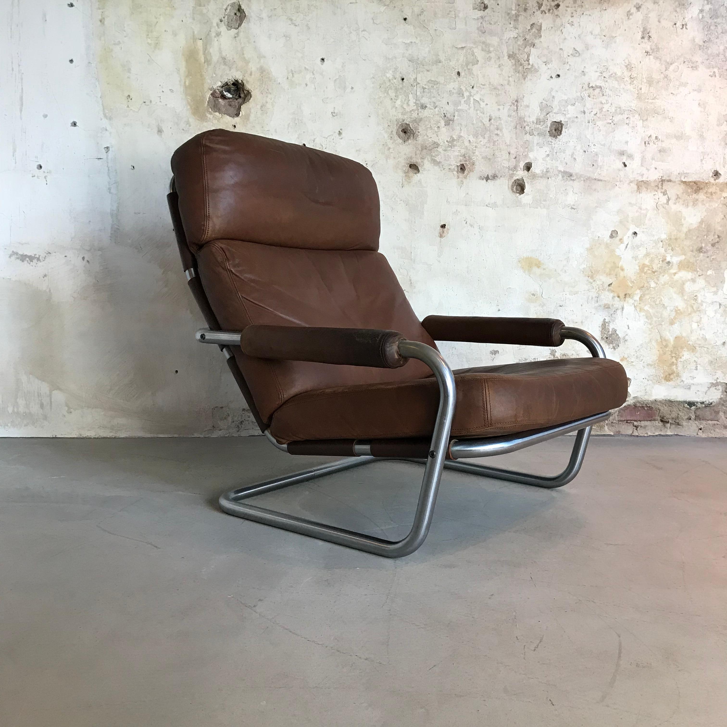 Dutch 'Mister Oberman' Lounge Chair by Jan des Bouvrie for Gelderland, 1970s