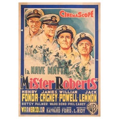 "Mister Roberts" 1955 Italian Due Fogli Film Poster