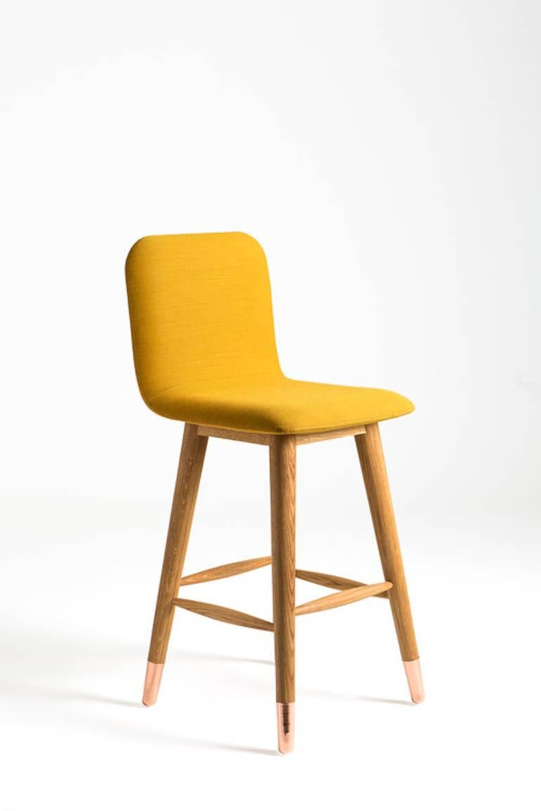 Mistral bar stool by Istanbul-based designer Merve Kahraman is designed to bring a fresh, modern, natural style to its environment. Comfort and style are keys to this contemporary design which would grace any modern setting. 

Each bar stool is