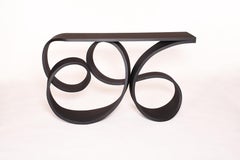 Mistral Table in Ash veneer, Black oiled, Console Table, Handmade