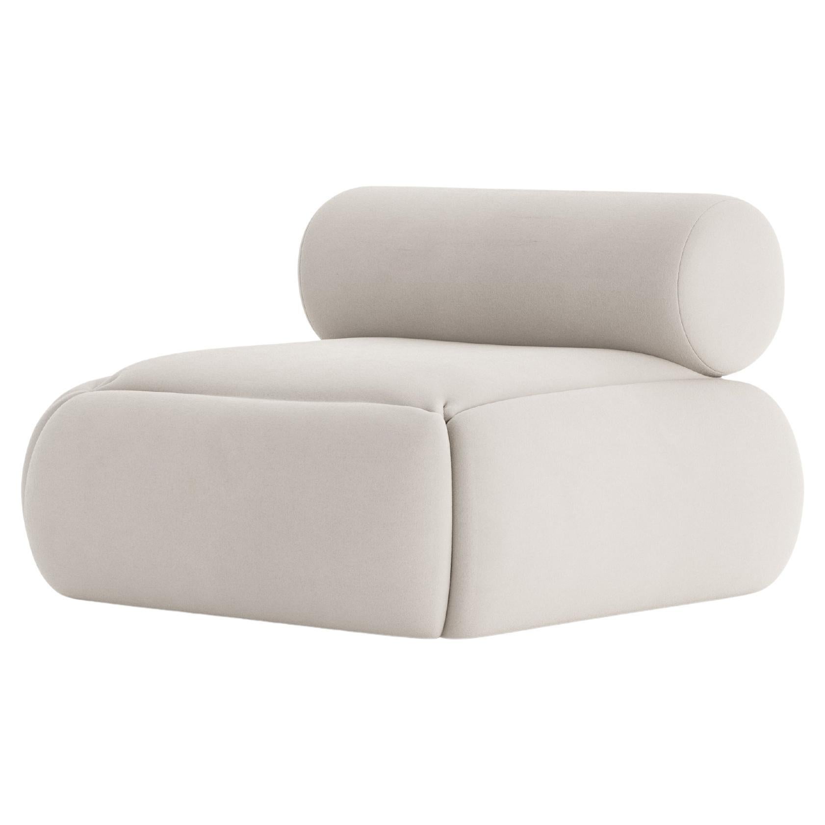 Misty Beige Lupin Sofa by Nelson Araujo