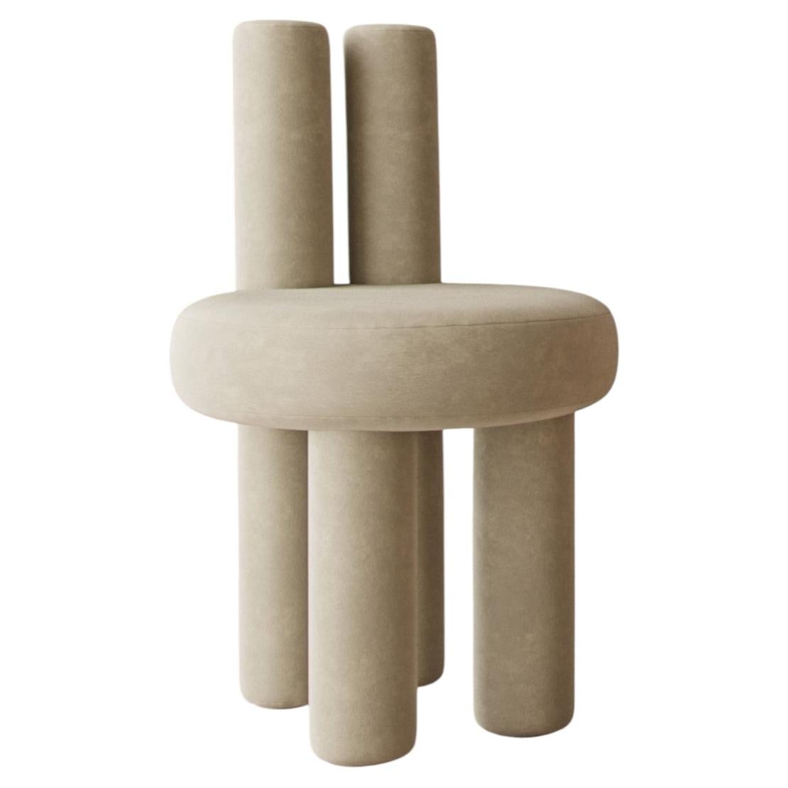 Misty Beige Salvador Chair by Nelson Araujo