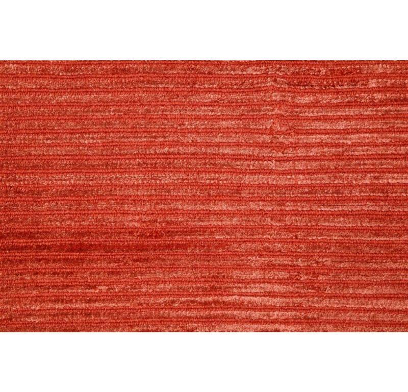 Indian Misty Meadows Light Paprika & Light Paprika 150x240 cm Handloom Rug For Sale