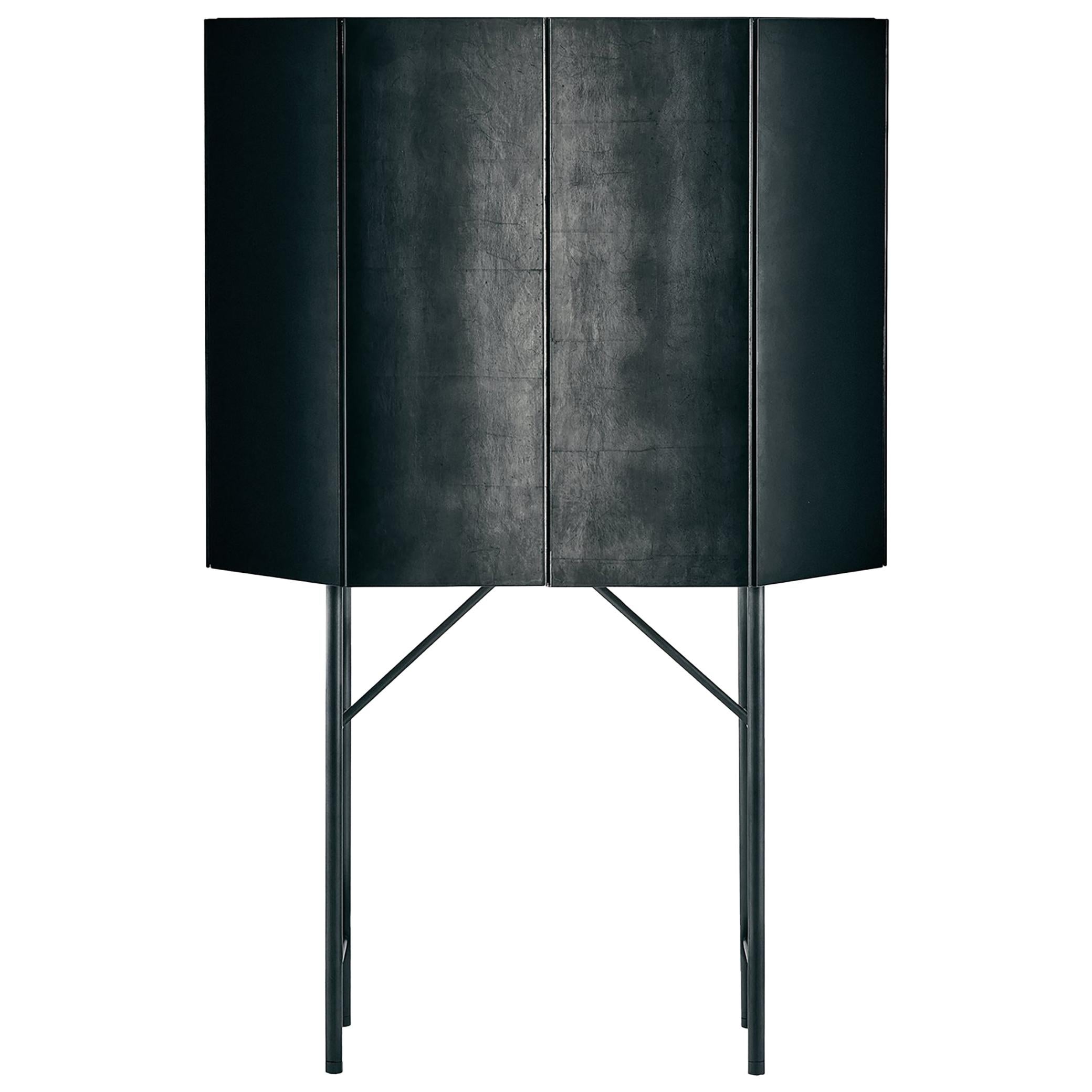 Misty Venice Numbered Edition Bar Cabinet in Glass by Gallotti & Radice For Sale