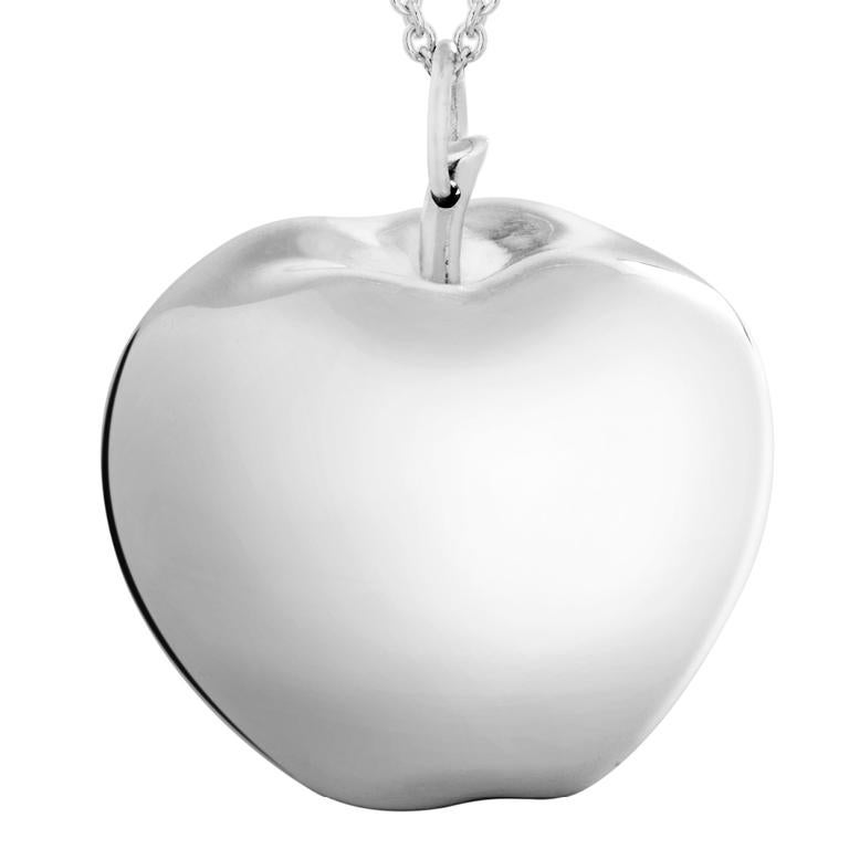 Misui Fruitful Apple Pendant in Sterling Silver For Sale 1
