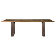 Misura Solid Wood Table, Walnut & Briar, Hand-Made Natural Finish, Contemporary