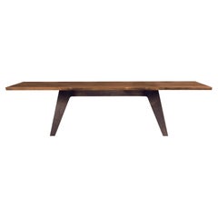Table Misura en bois massif, Wood Wood en finition naturelle Hand Made, Contemporary