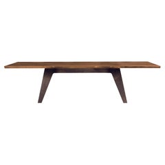 Misura Solid Wood Table, Walnut in Hand-Made Natural Finish, Contemporary