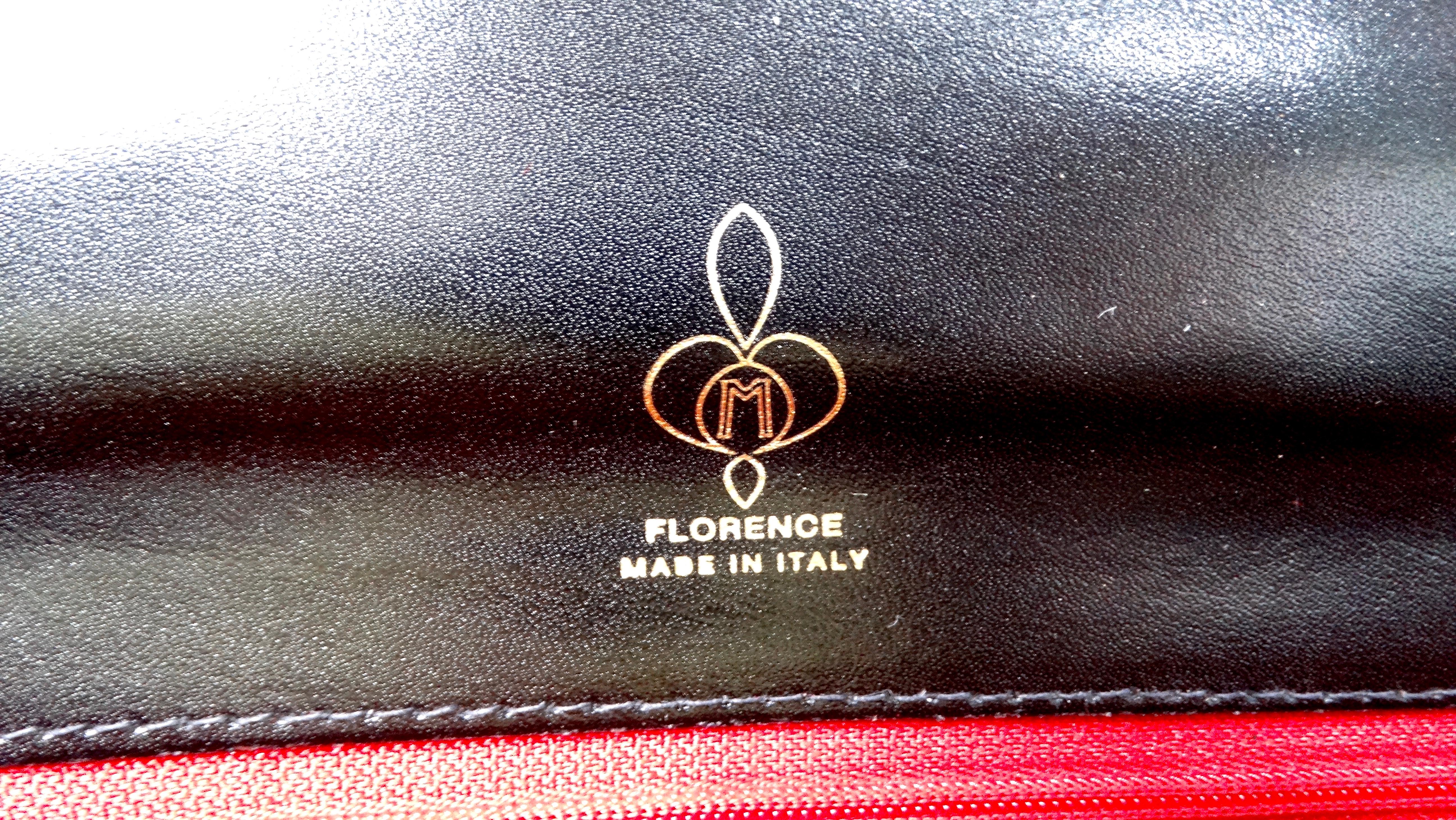 Misuri Custom Italian Black Leather Shoulder Bag 8