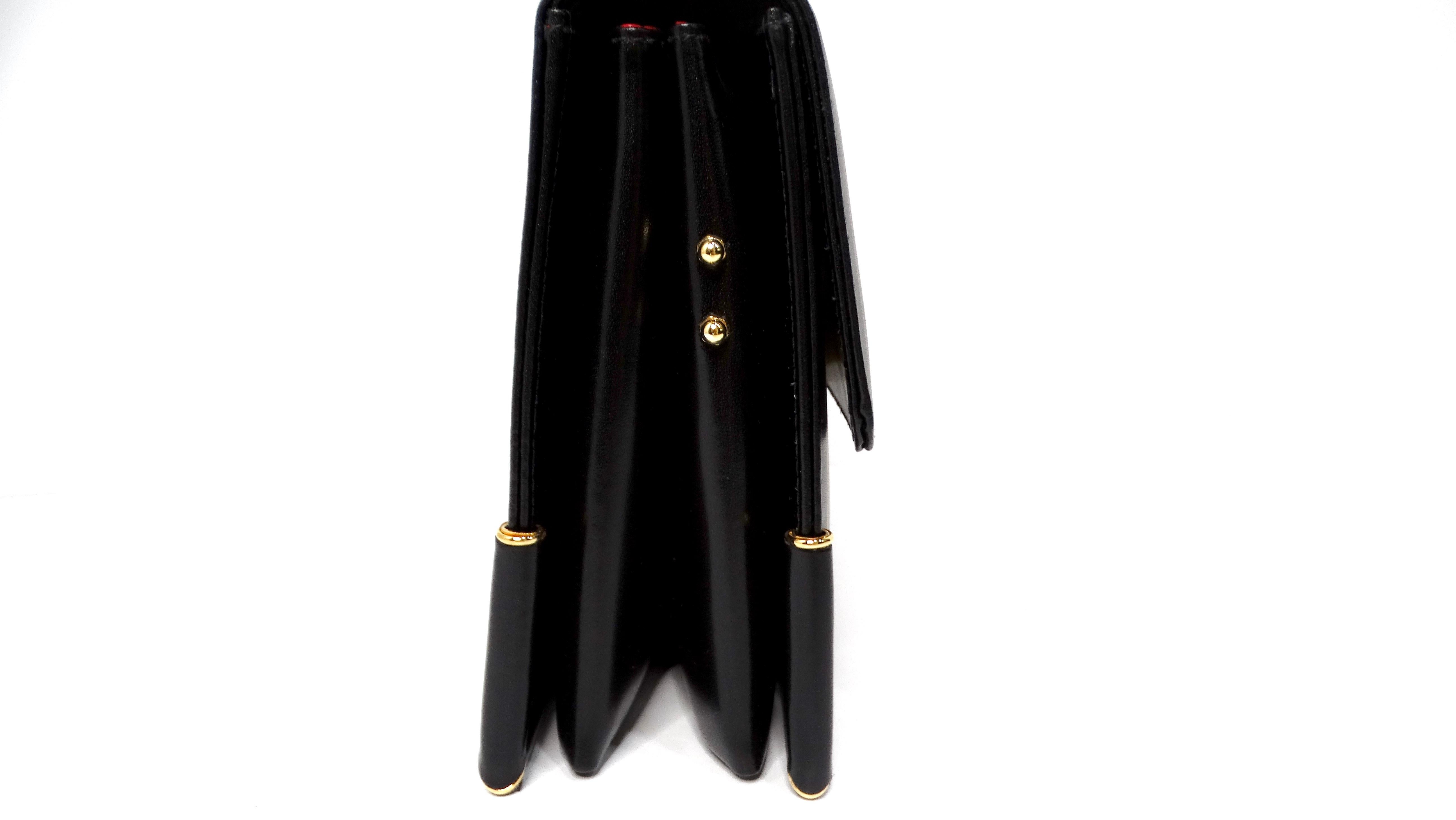 Women's Misuri Custom Italian Black Leather Shoulder Bag