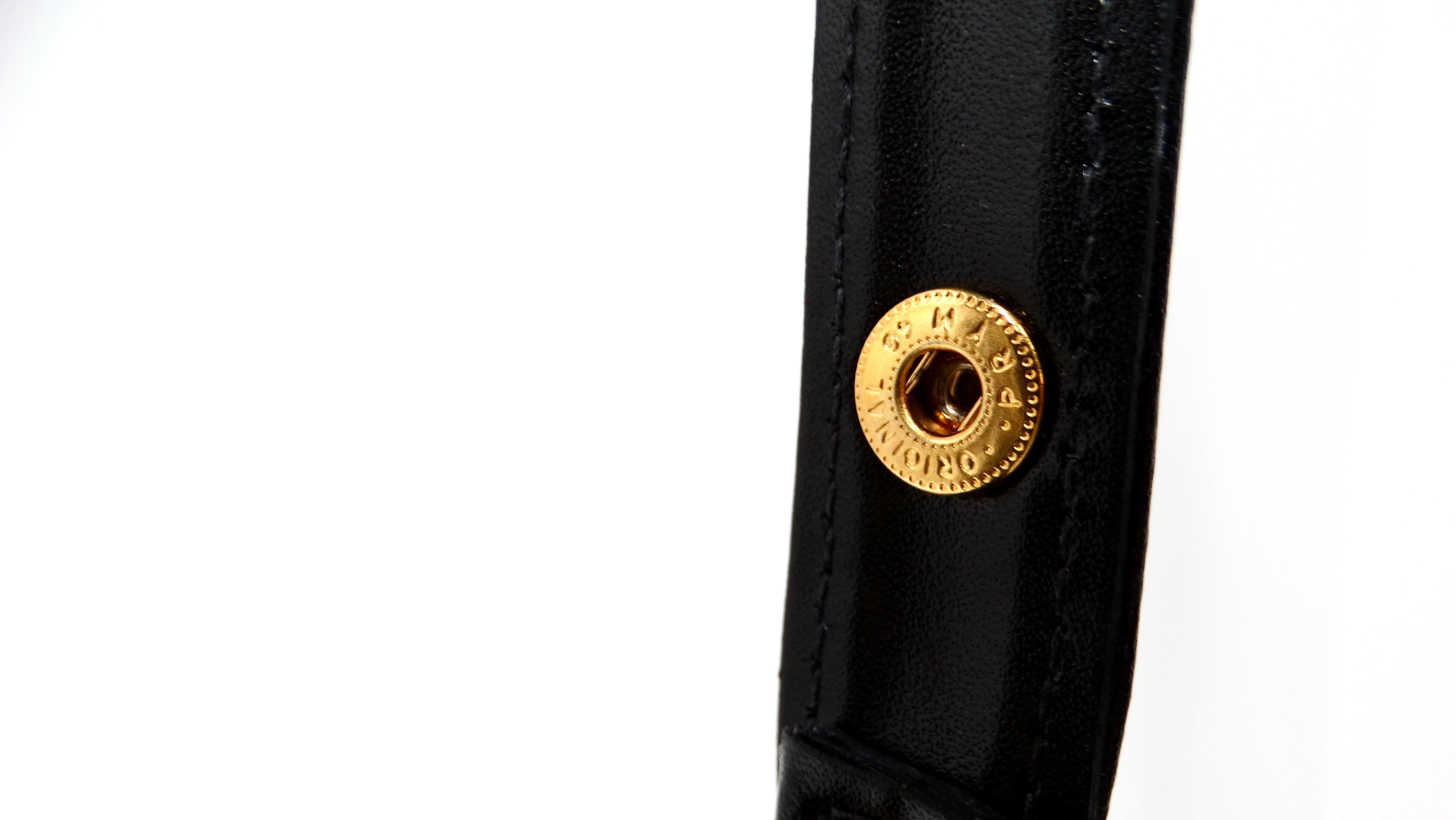 Misuri Custom Italian Black Leather Shoulder Bag 5