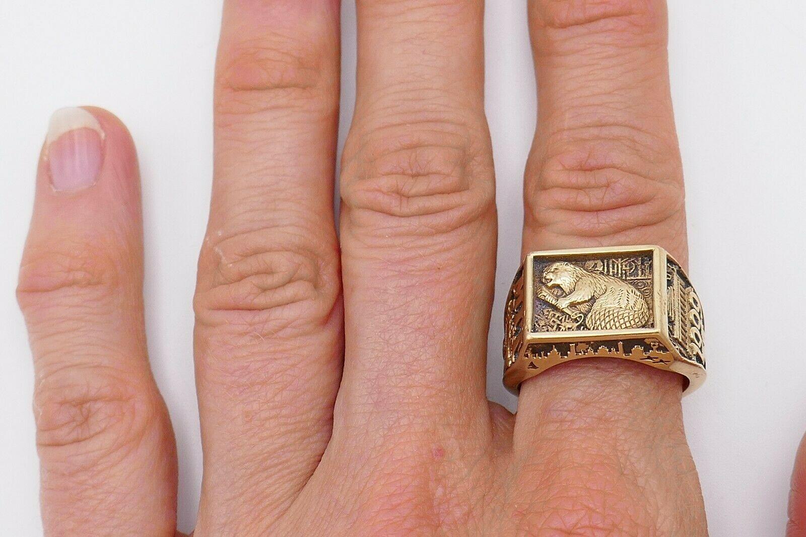 Mit Ring - For Sale on 1stDibs | mit signet ring, mit beaver ring
