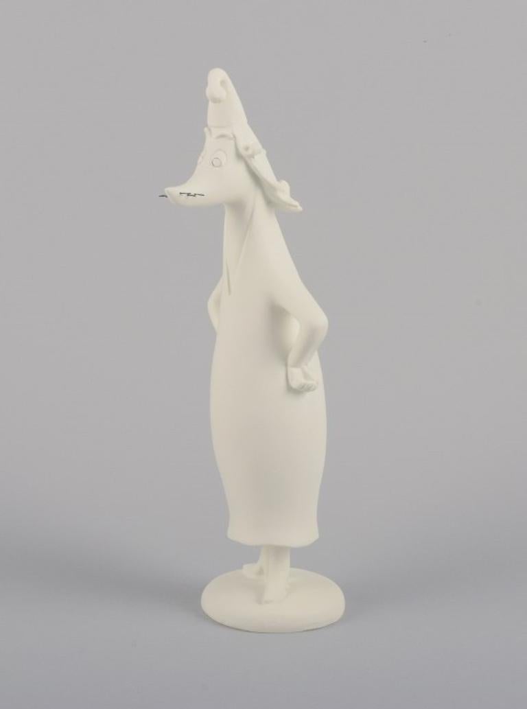 Mit & Ditt, Sweden. Figure from the Moomin universe. Mrs Fillyjonk . 21st C. In Excellent Condition For Sale In Copenhagen, DK
