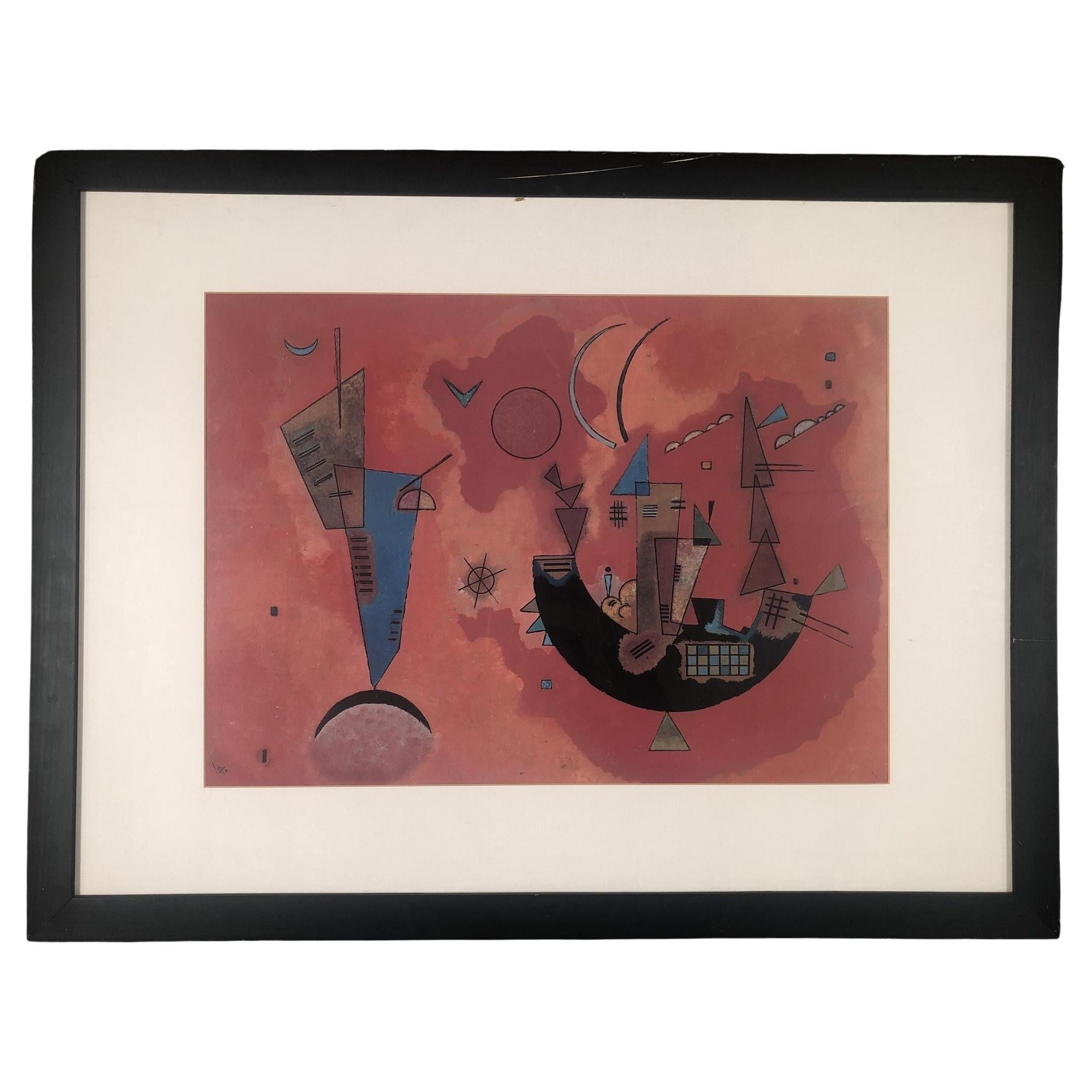 Mit und Gegen Art mural de Wassily Kandinsky Impression giclée en vente