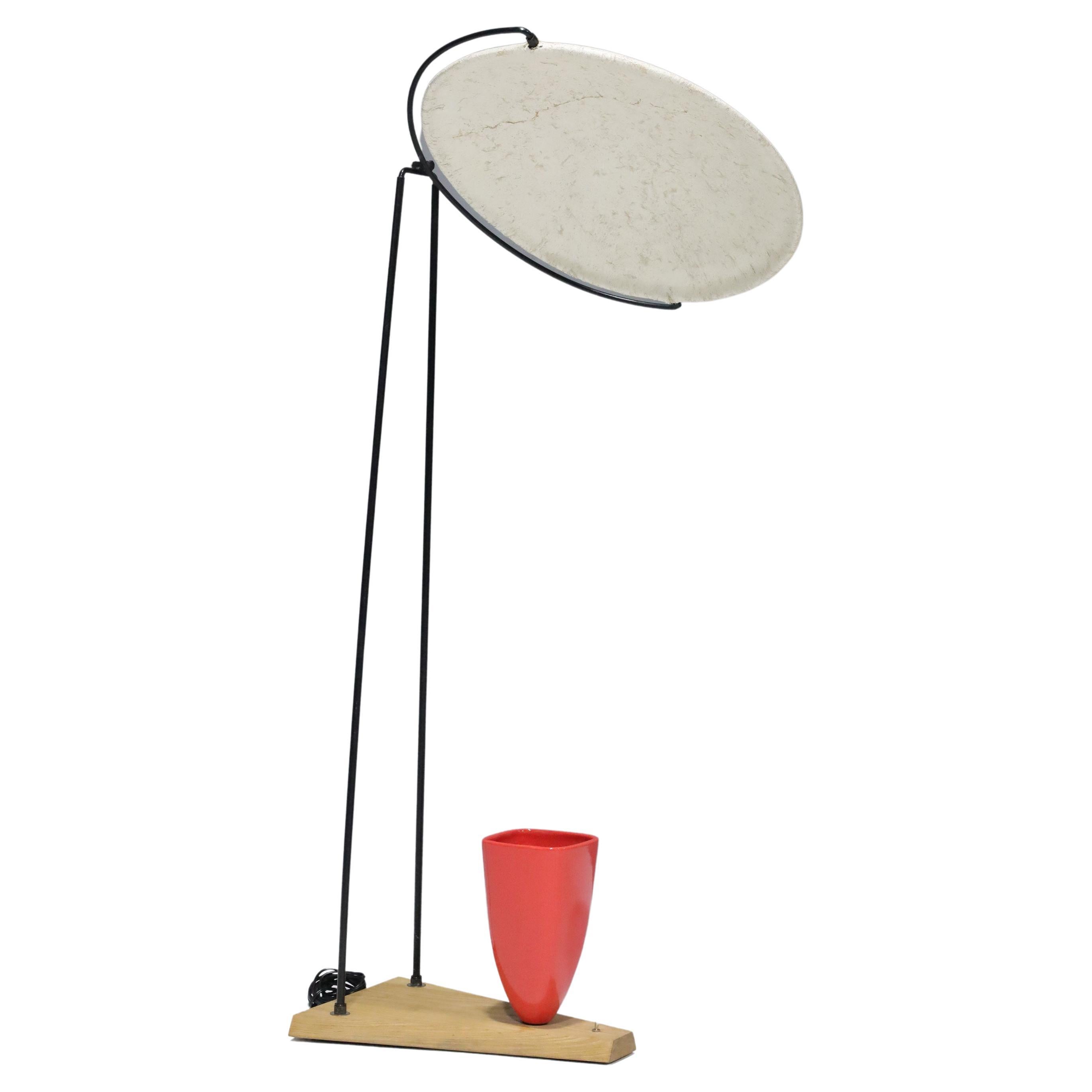 Mitchell Bobrick Controlight Floor Lamp For Sale