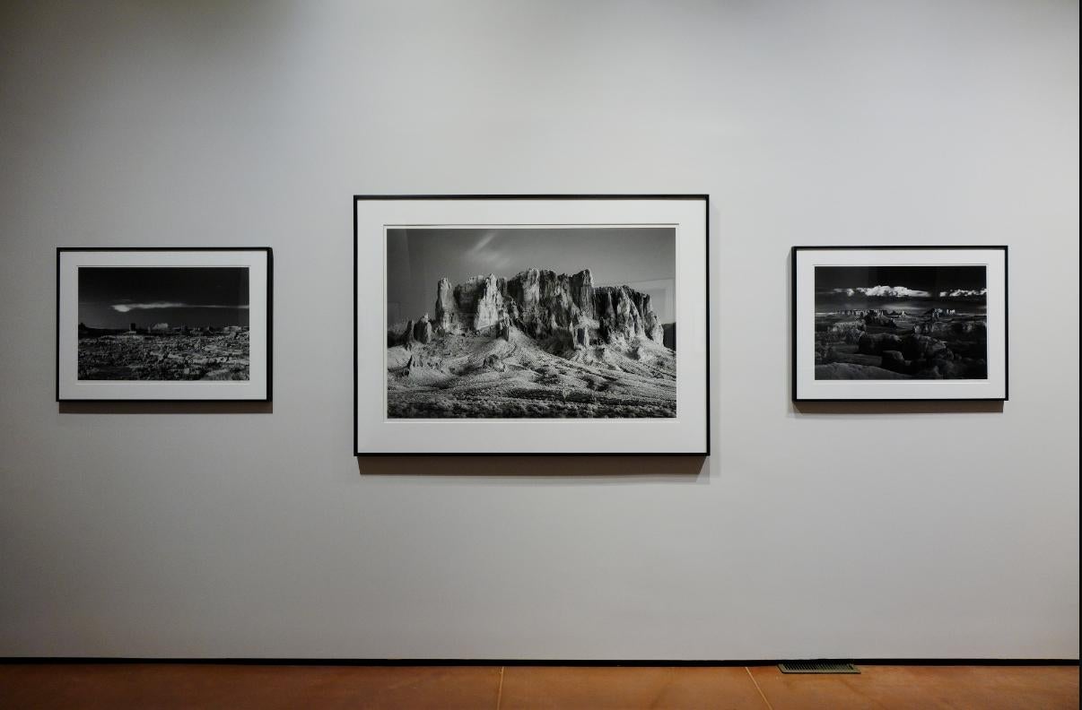 Lightning/Cotton Field, photographie en édition limitée, archivée, signée  - Noir Black and White Photograph par Mitch Dobrowner