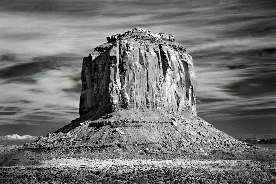 Mitch Dobrowner Black and White Photograph - Merrick Butte