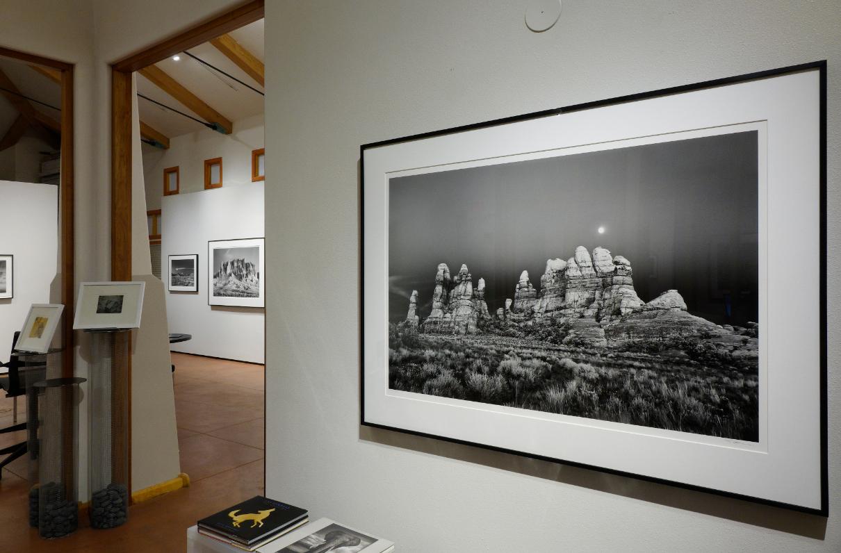 Monsoon and Storm Over Town, limited edition photograph, signed, archival  - Contemporary Photograph by Mitch Dobrowner