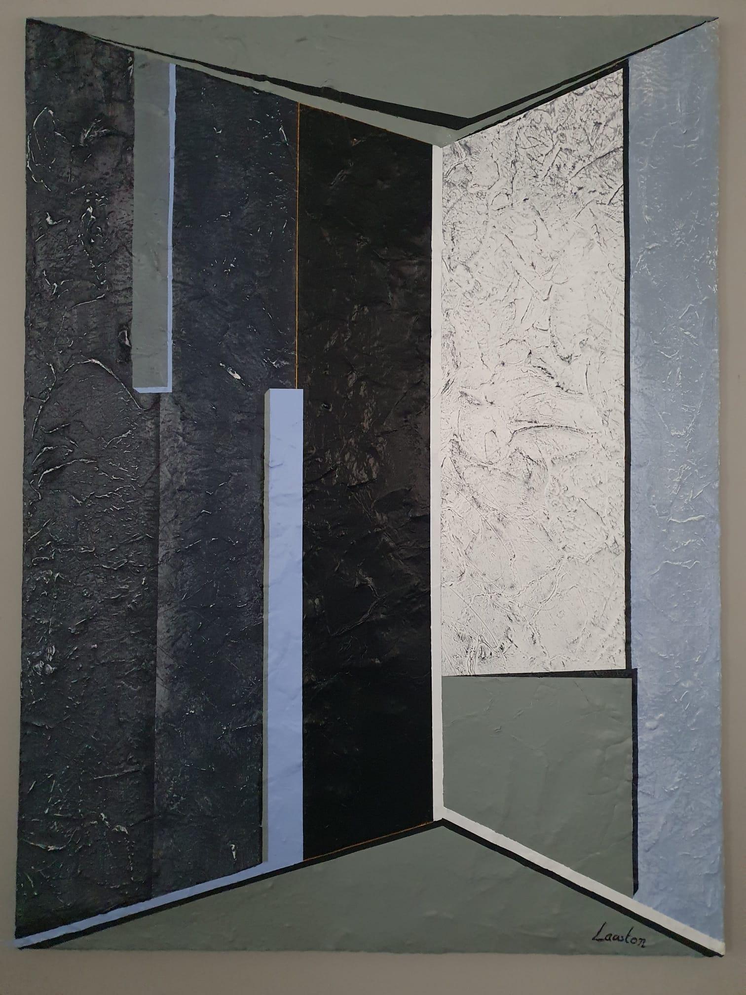 Türen der Wahrnehmung, abstrakte zeitgenössische Malerei von Mitch Lawton im Angebot 2