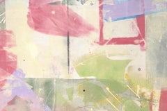 Square Forms, Large Abstract Monotype by Mitch Lyons