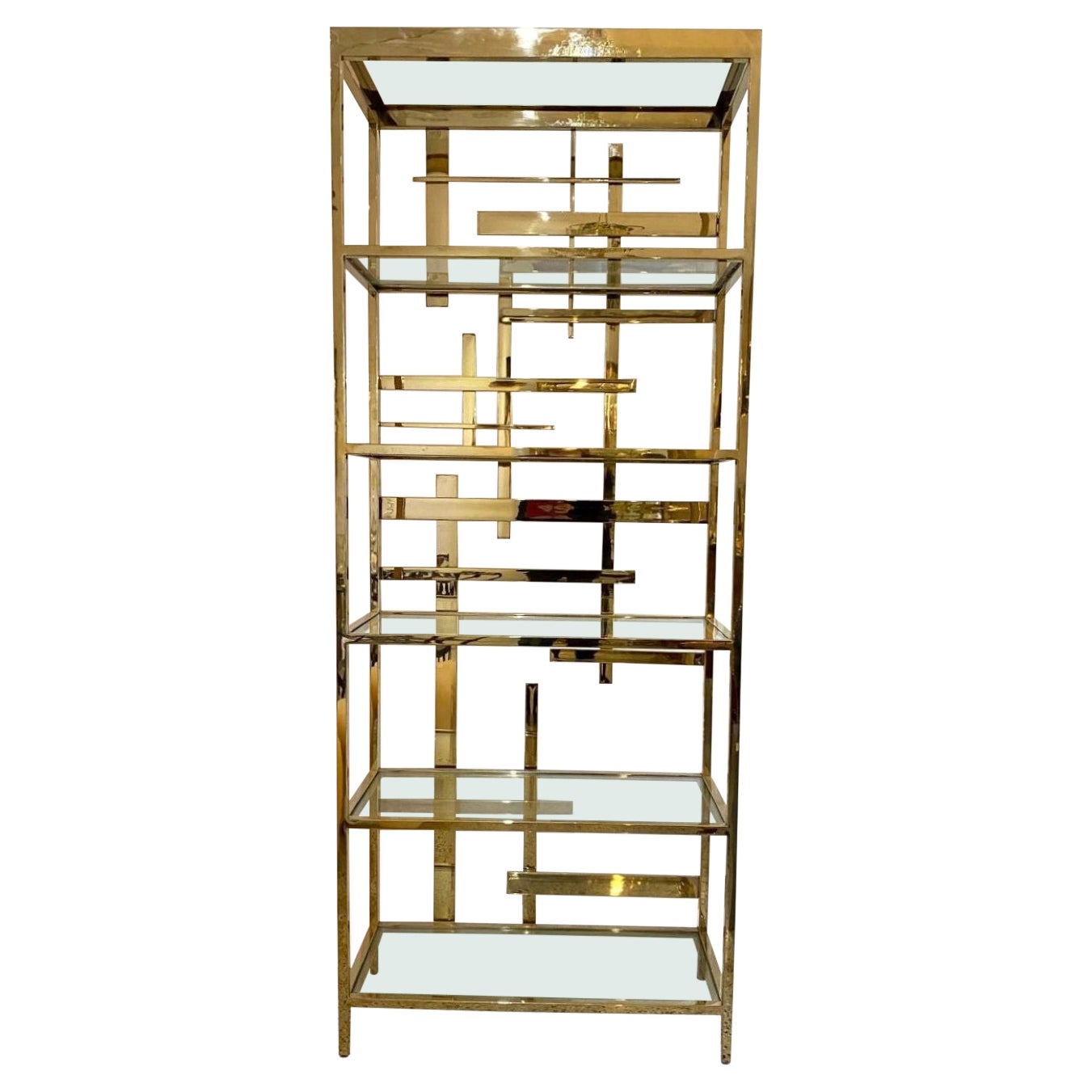 Mitchel Gold Brass Etegere